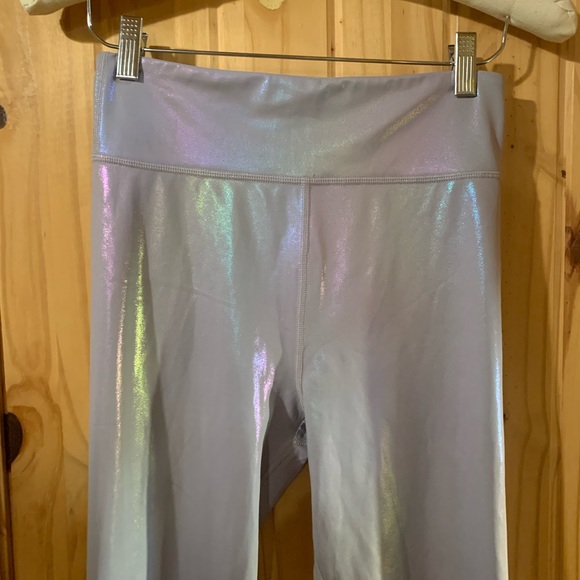 EUC CARBON38 LUMINOUS IRIDESCENT LEGGINGS IN STERLING! Rainbow unicorns oh my! - Picture 5 of 7